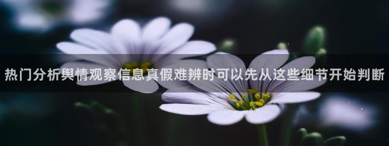 吃瓜王:热门分析舆情观察信息真假难辨时可以先从这些细节开始判断